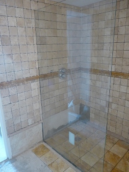Joneau Shower - Complete reonvation - during